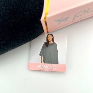 NWT Pudus Black Poncho